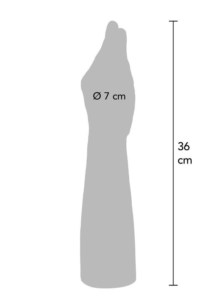 Extreme The Hand Dong PVC 36 cm - Huidskleur - afbeelding 4