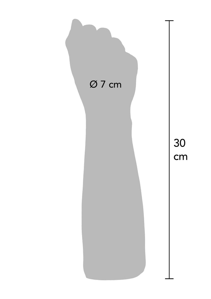 Extreme The Fist Dong PVC 30 cm - Huidskleur - afbeelding 6