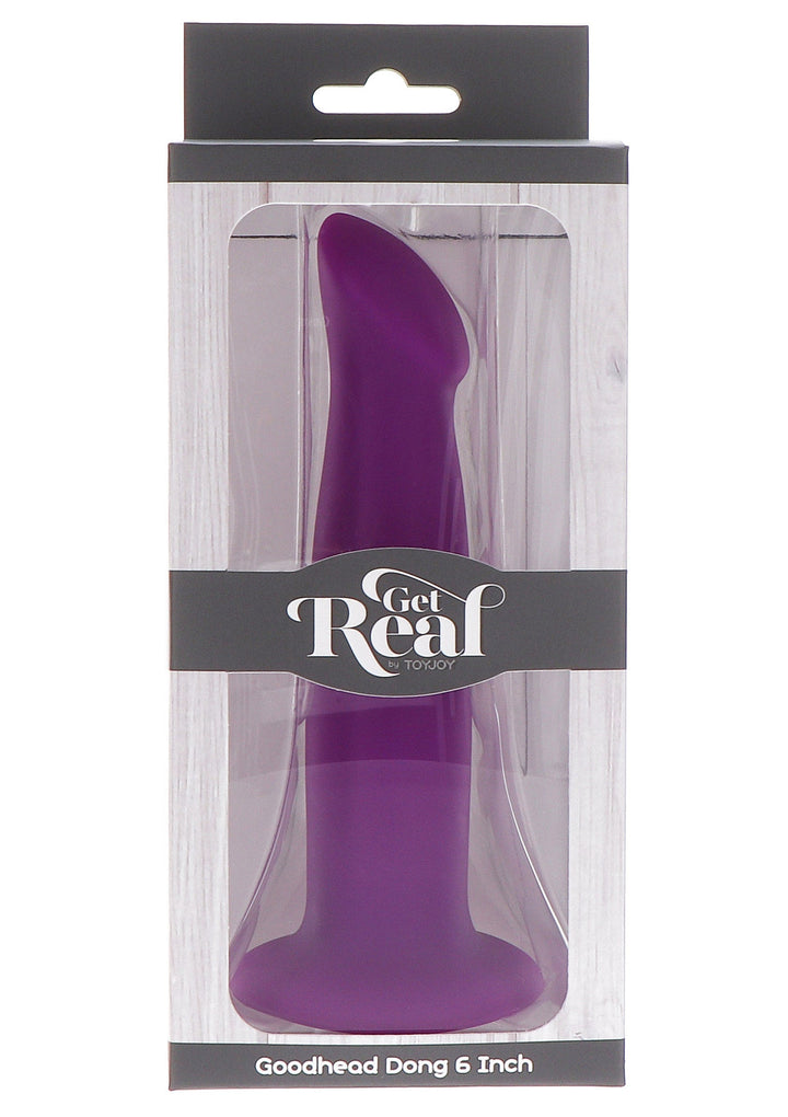 Harness Dong Goodhead Silicone 16 cm - Paars - afbeelding 3