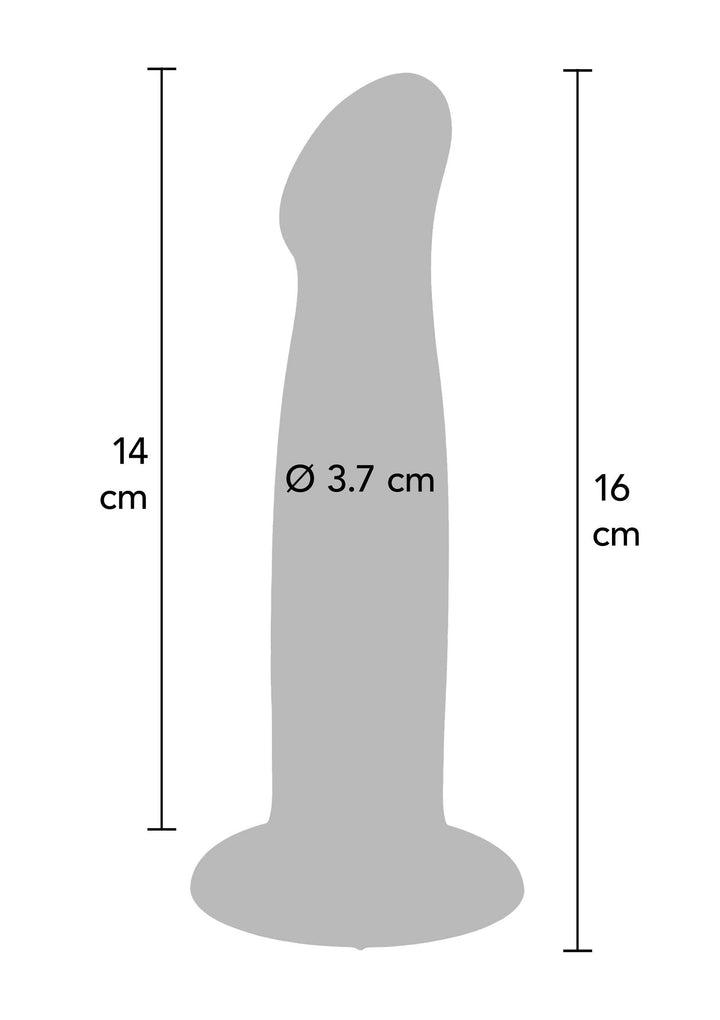 Harness Dong Goodhead Silicone 16 cm - Paars - afbeelding 4