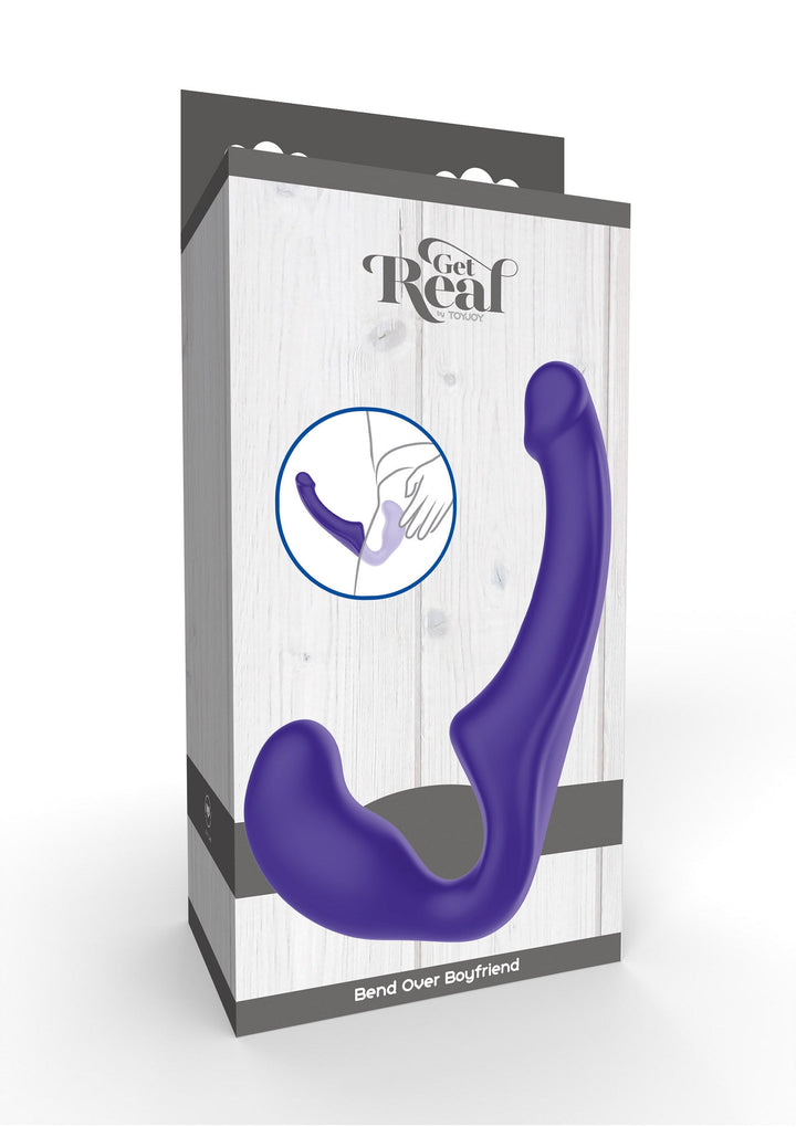 Strapless Strap-on Silicone 23 cm - Paars - afbeelding 3