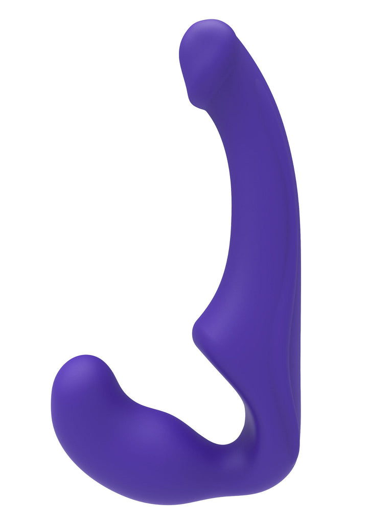 Strapless Strap-on Silicone 23 cm - Paars - afbeelding 5