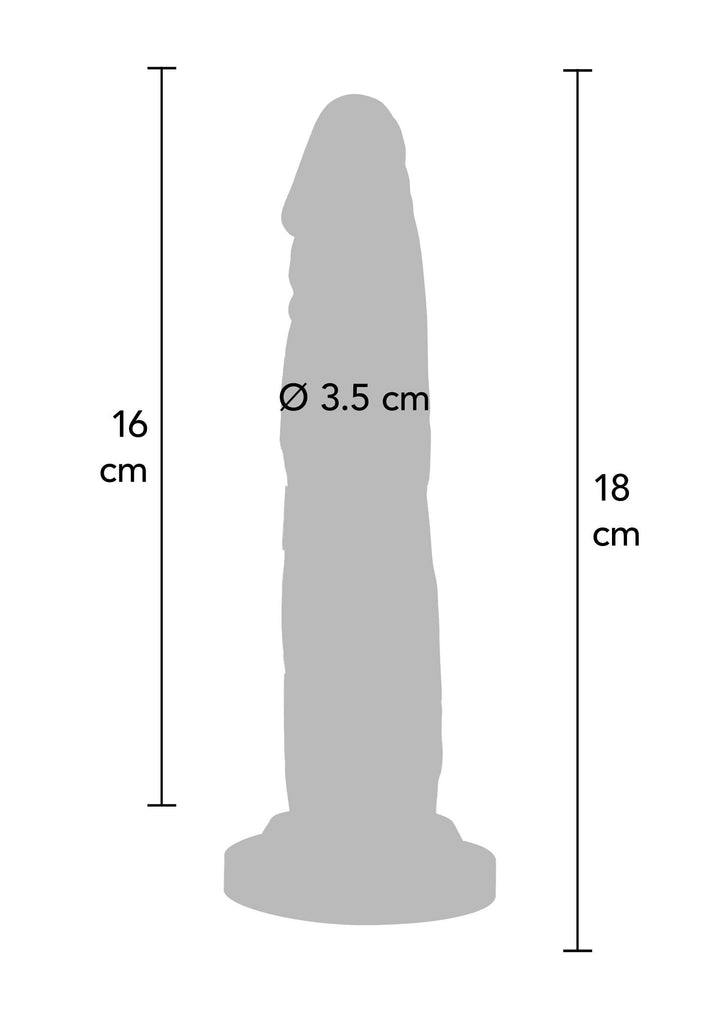 Dong PVC 18 cm - Zwart - afbeelding 3