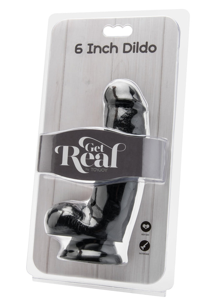 Dildo PVC 15 cm - Zwart - afbeelding 2