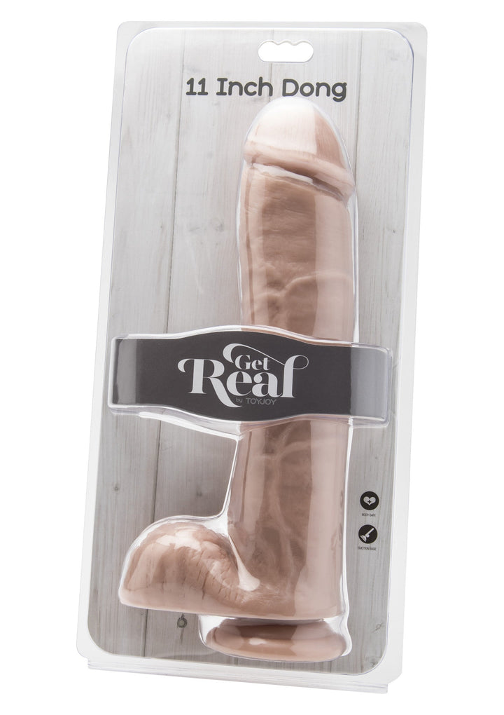 Dildo PVC 28 cm - Huidskleur - afbeelding 6