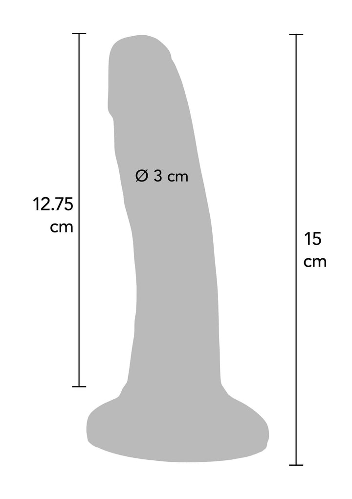 Happy Dicks Dong PVC 15 cm - Blauw - afbeelding 3