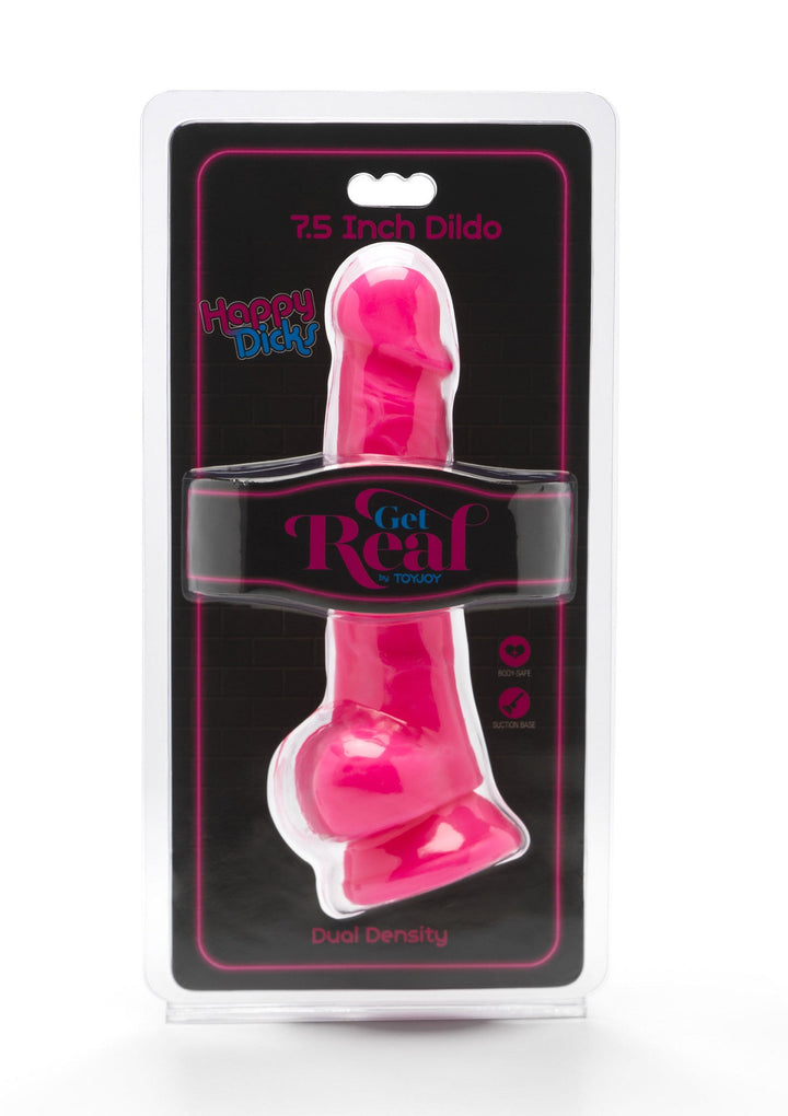 Happy Dicks Dildo PVC 19 cm - Roze - afbeelding 6