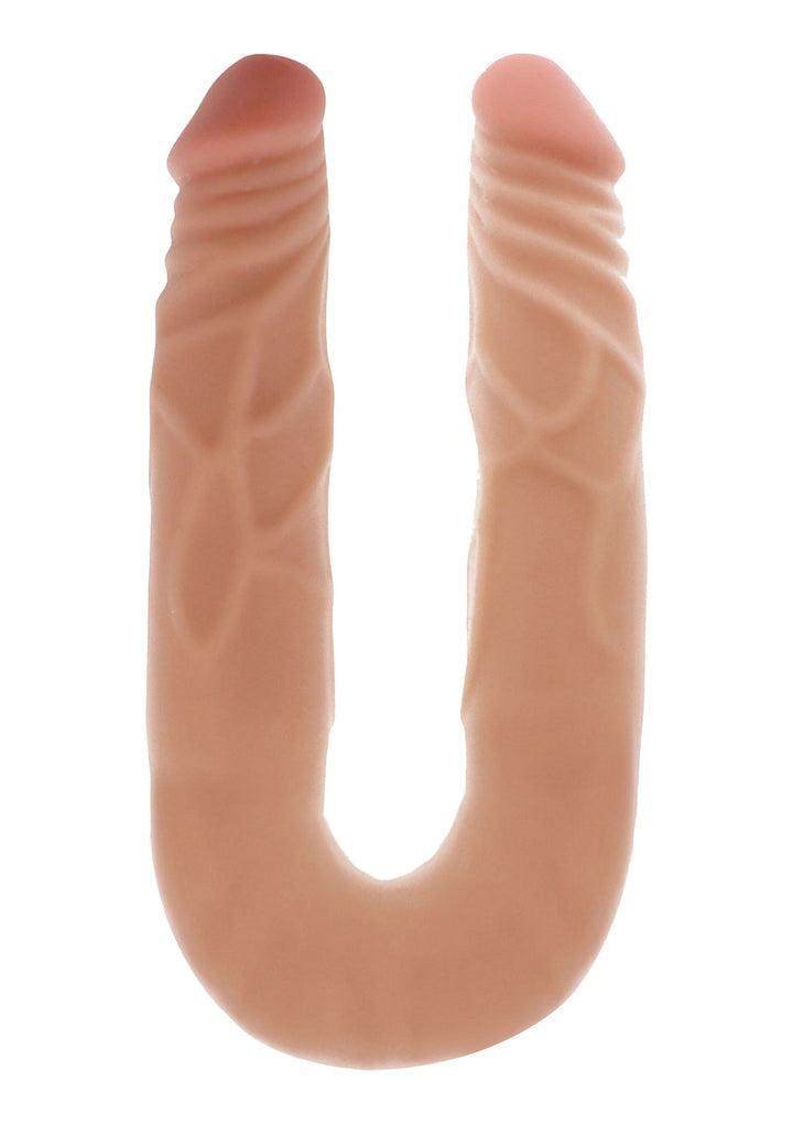 Double Dong PVC 35 cm - Huidskleur - afbeelding 5