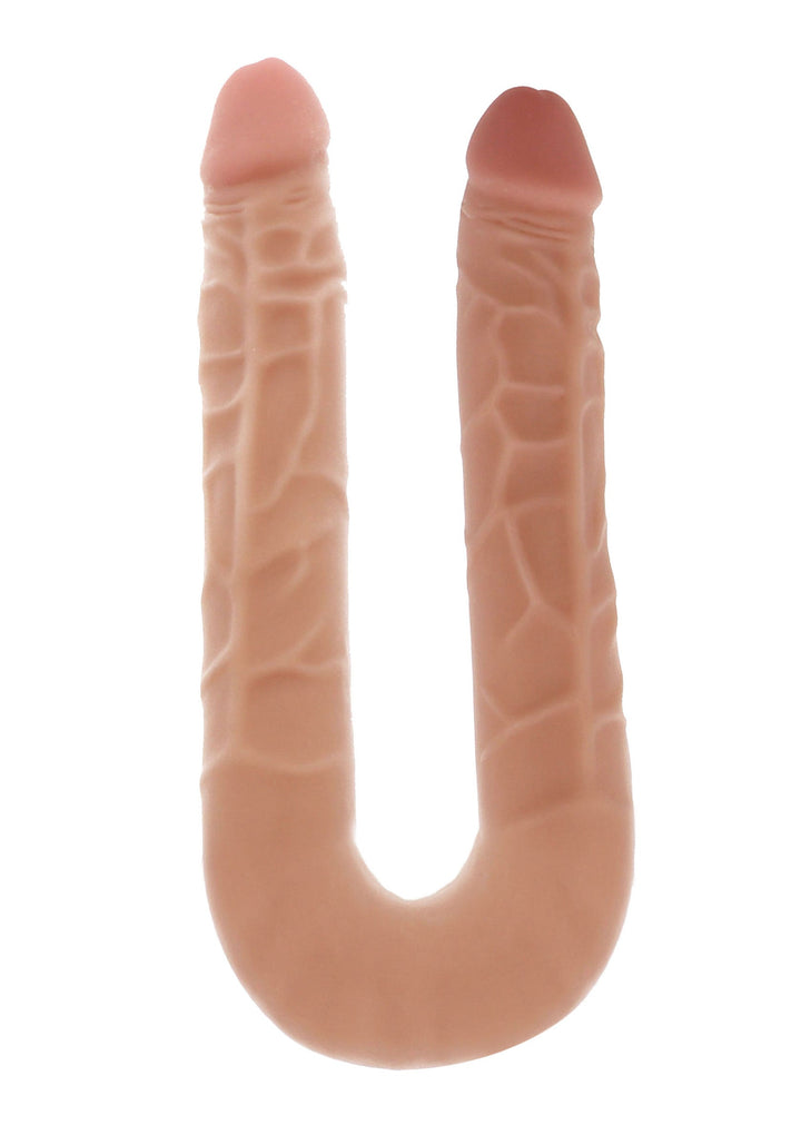Double Dong PVC 40 cm - Huidskleur - afbeelding 5