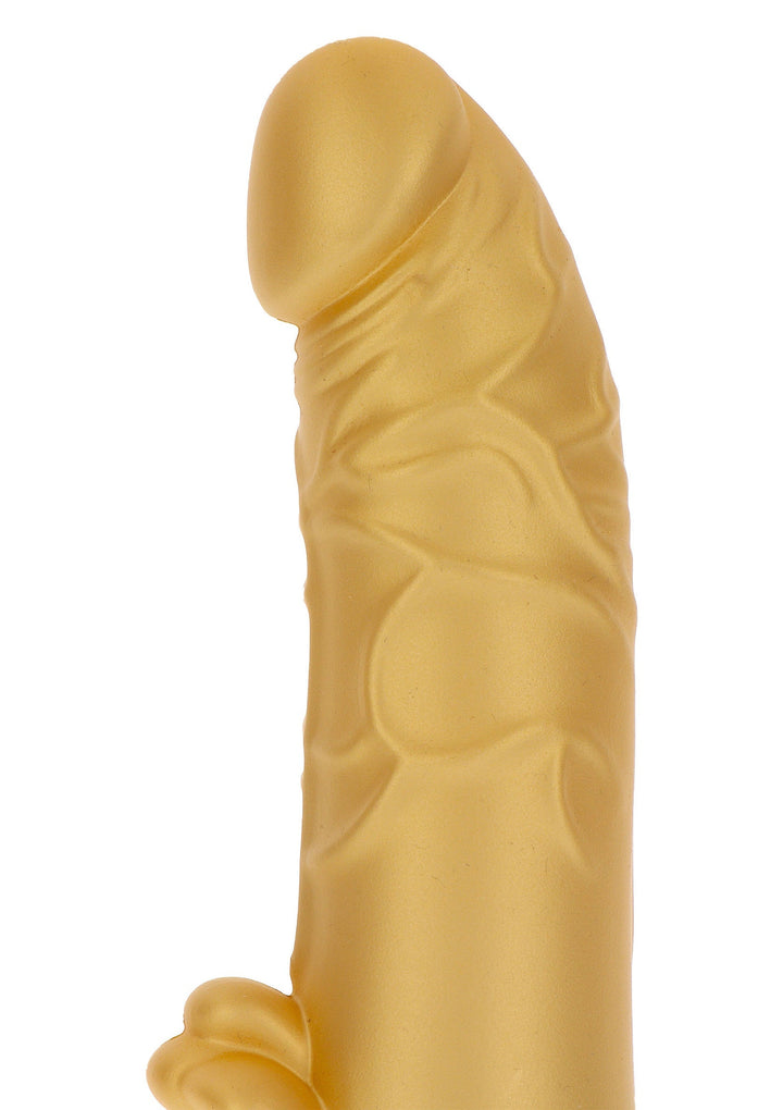Gold Dicker Stim Vibrator 22 cm - Goud - afbeelding 7