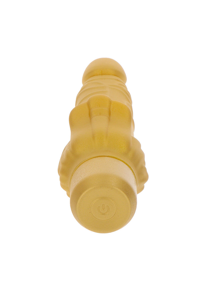 Gold Dicker Stim Vibrator 22 cm - Goud - afbeelding 8