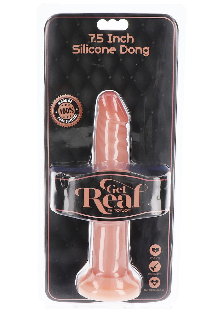 Dong Silicone 19 cm - Huidskleur - afbeelding 3