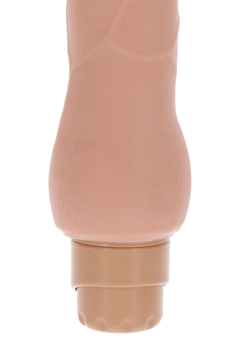 Dual Density Vibrator TPE 22.5 cm - Huidskleur - afbeelding 2