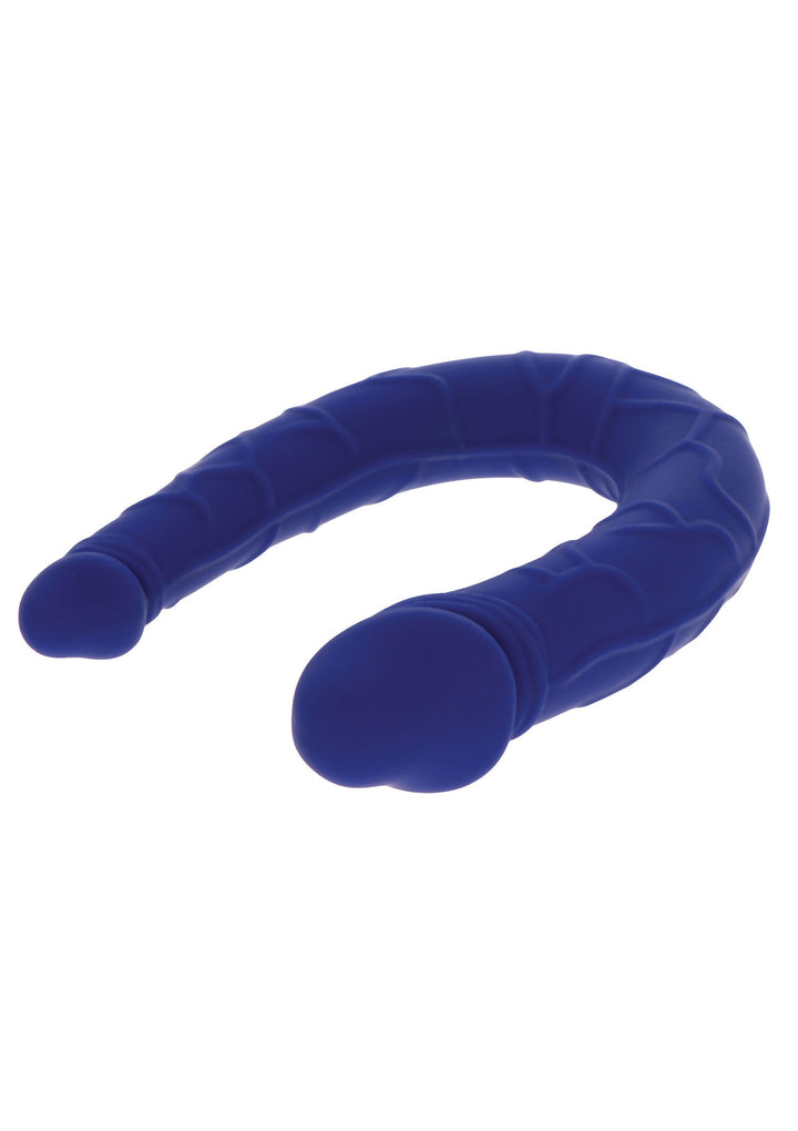 Double Dong Realistic Mini Silicone - Blauw - afbeelding 8
