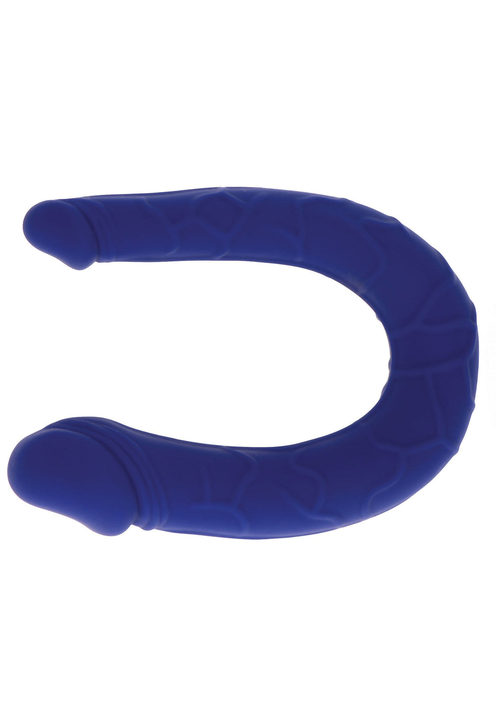 Double Dong Realistic Mini Silicone - Blauw - afbeelding 2
