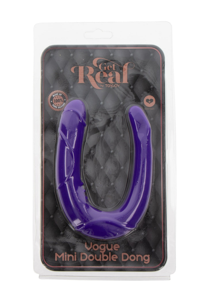 Double Dong Voque Mini Silicone - Paars - afbeelding 4