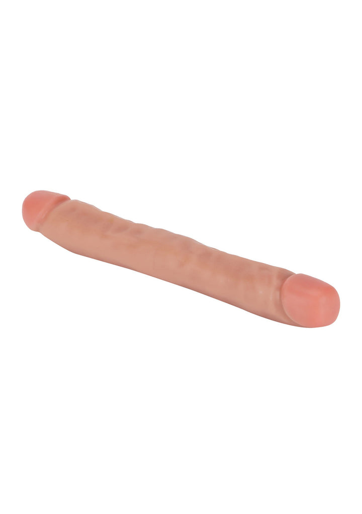 Double Dong PVC 32 cm - Huidskleur - afbeelding 2