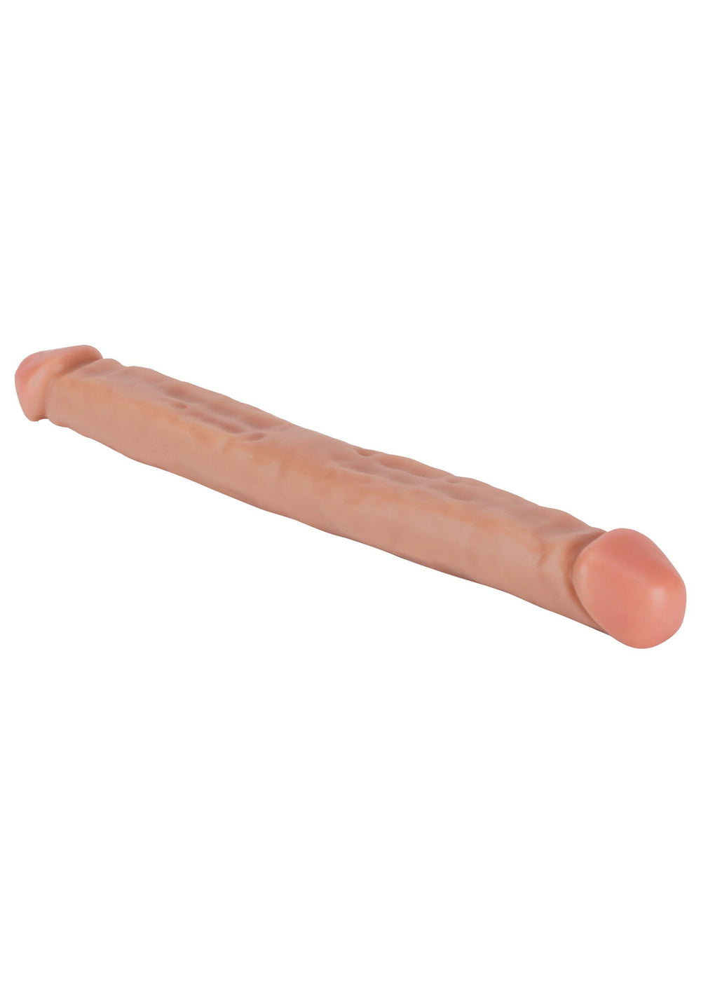 Double Dong PVC 45 cm - Huidskleur - afbeelding 2