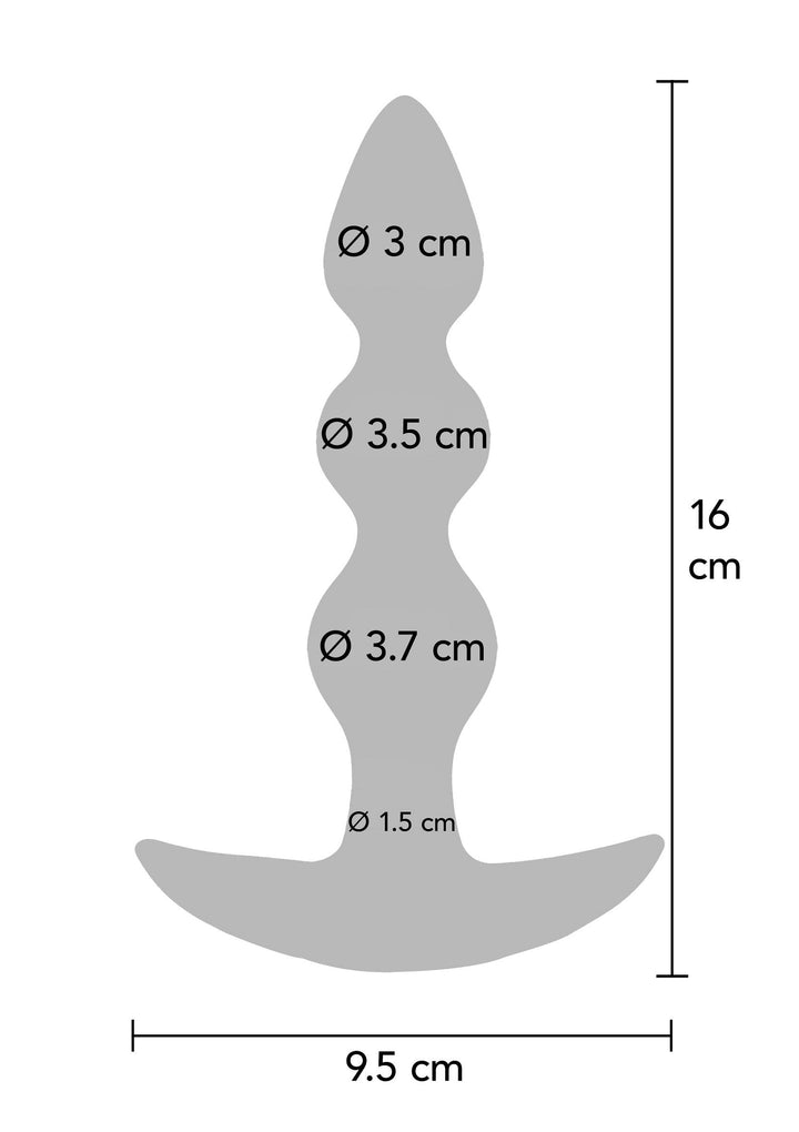 ToyJoy The Bold Beaded vibrerende buttplug
