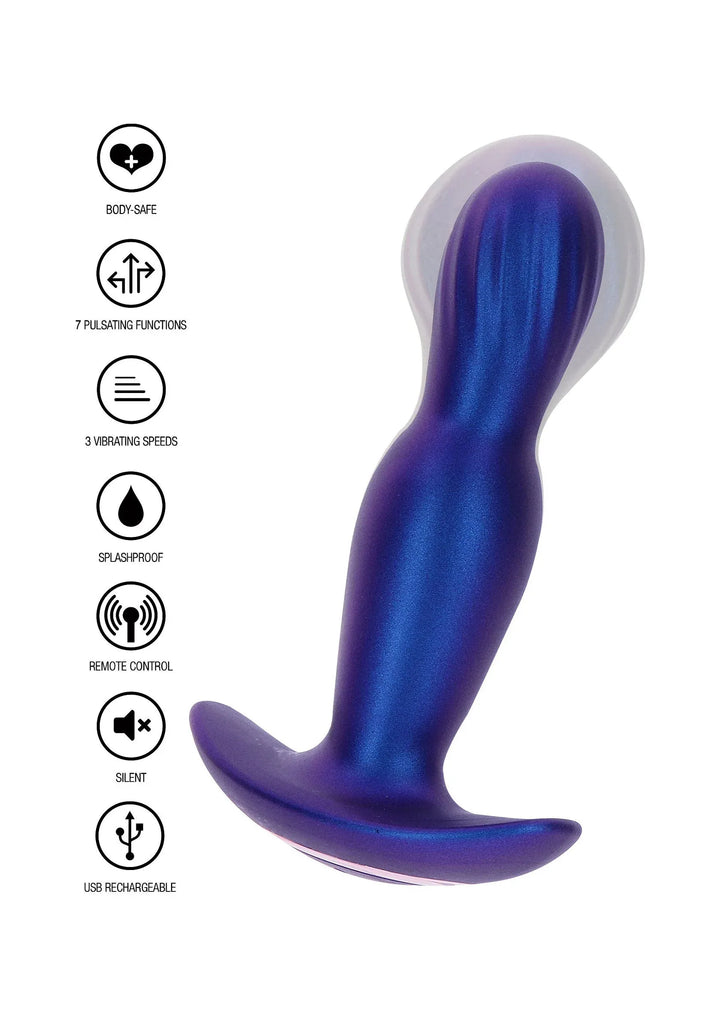 ToyJoy The Stout Inflating Vibrating Plug | Opblaasbare Buttplug - ToyJoy | SIN&LACE