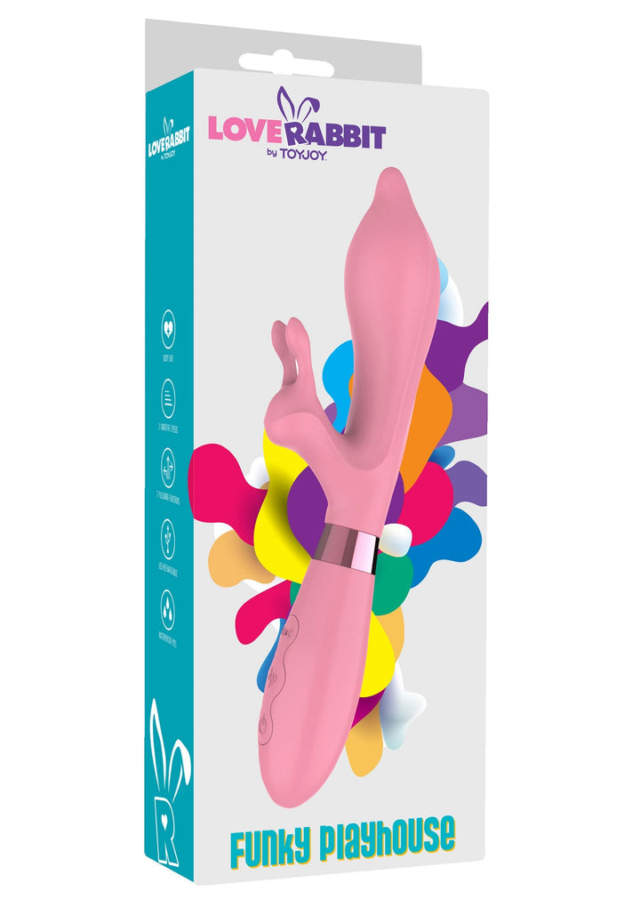 ToyJoy Funky Playhouse Vibrator | Rabbit vibrator - ToyJoy | SIN&LACE