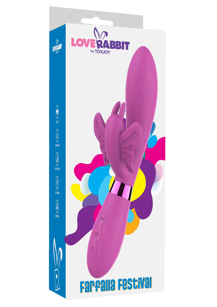 ToyJoy Farfalla Festival Vibrator | Rabbit vibrator - ToyJoy | SIN&LACE