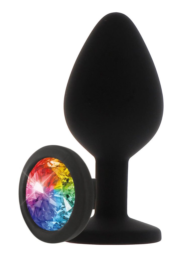 Rainbow Booty juweel Medium | Buttplug - ToyJoy | SIN&LACE