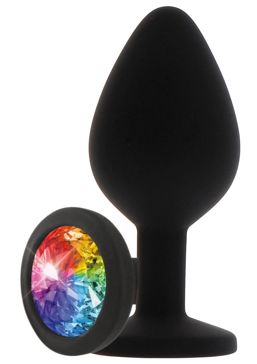 Rainbow Booty juweel Large | Buttplug - ToyJoy | SIN&LACE