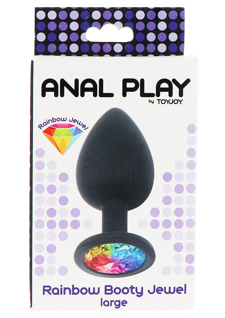 Rainbow Booty juweel Large | Buttplug - ToyJoy | SIN&LACE