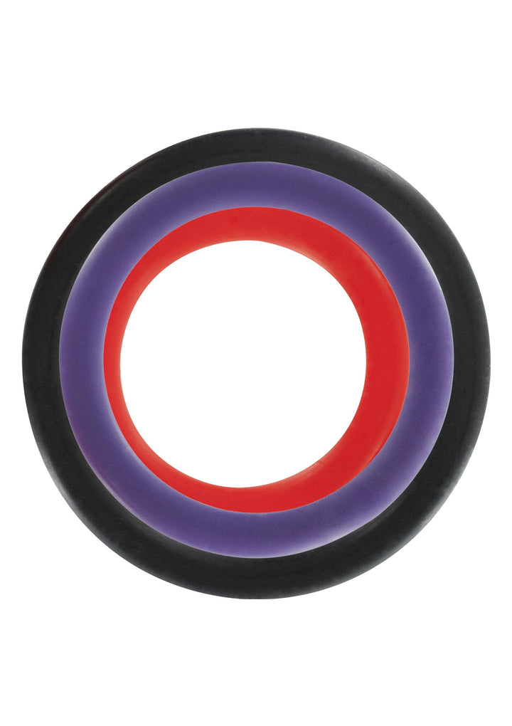 Penisringen Triple Rings Multicolor 3 pcs