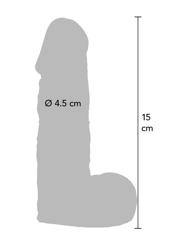 Prince Charming Dong 15 cm - Huidskleur - afbeelding 2