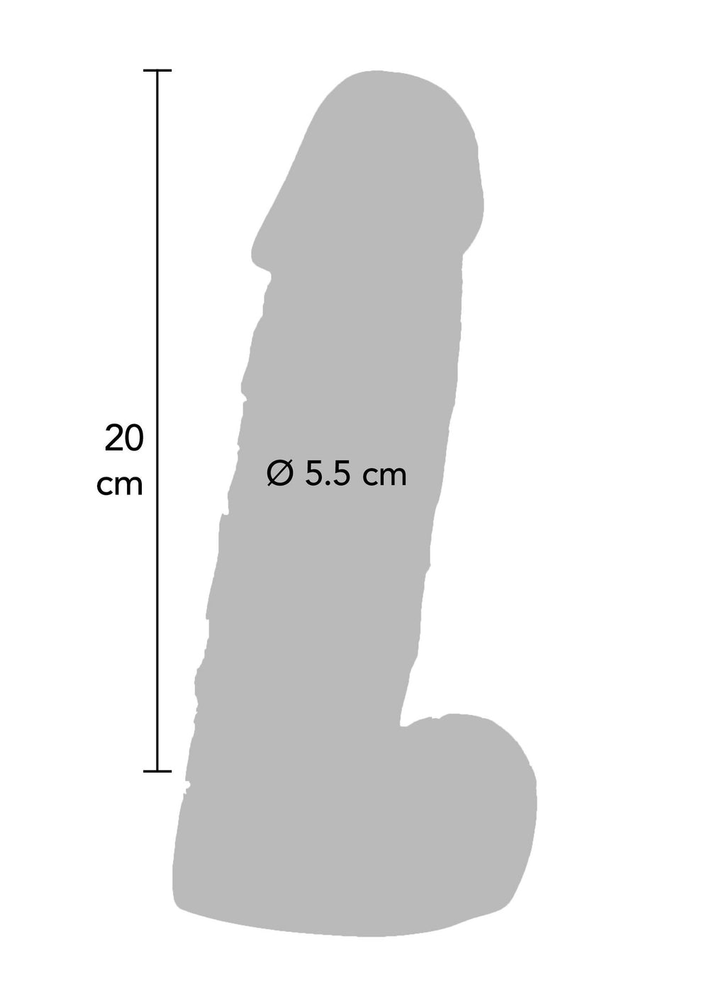 Prince Of Namibia Dong 20 cm - Zwart - afbeelding 2