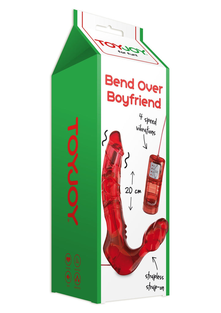 Bend Over Boyfriend Vibrator - Rood - afbeelding 3