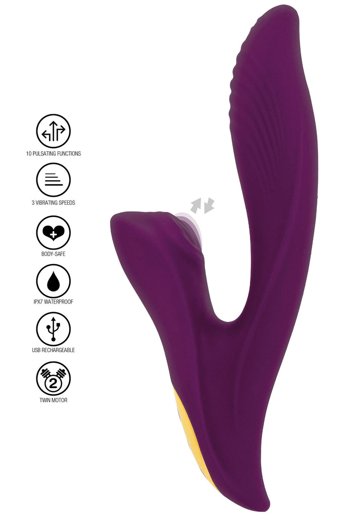 ToyJoy Athena Stotende Sensation Vibrator | Rabbit vibrator - ToyJoy | SIN&LACE