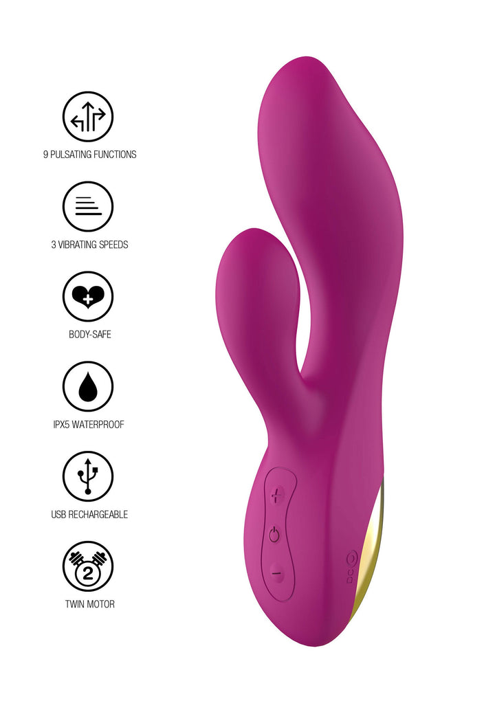 ToyJoy Freya Rumble Vibrator | Rabbit vibrator - ToyJoy | SIN&LACE