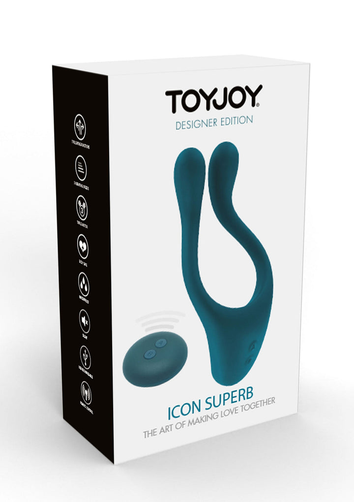 ToyJoy Icon 2 Superb Couples Massage | Koppel vibrator - ToyJoy | SIN&LACE