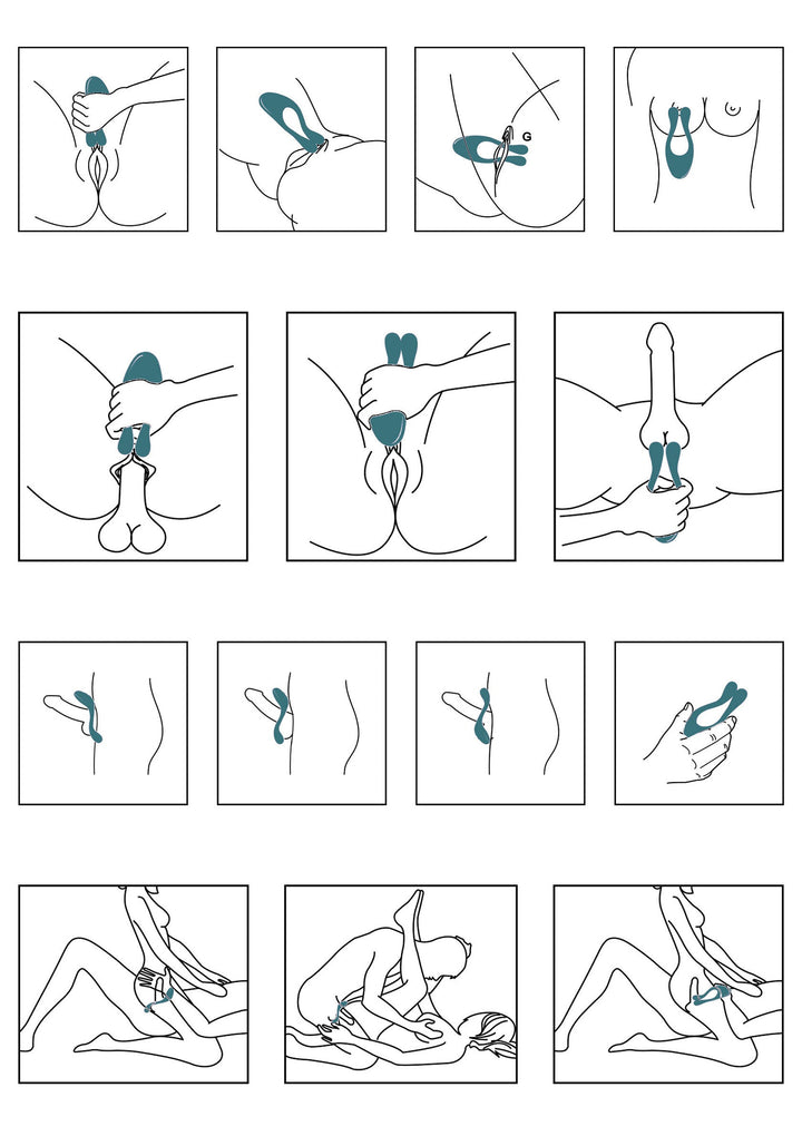 ToyJoy Icon 2 Superb Couples Massage | Koppel vibrator - ToyJoy | SIN&LACE