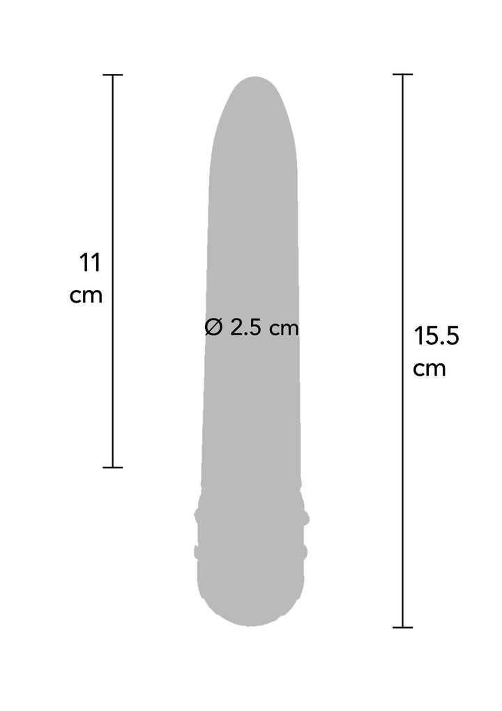 ToyJoy Diamond Superbe Vibrator | Klassieke vibrator - ToyJoy | SIN&LACE