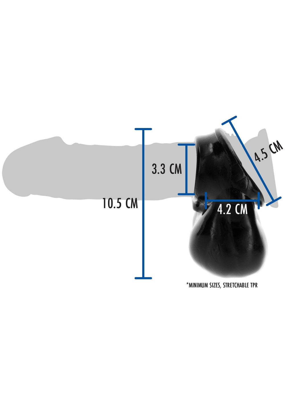 Penisringen Penis Ring with Scrotum Holder