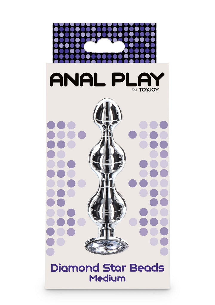 ToyJoy Diamond Star Beads Medium anaalplug