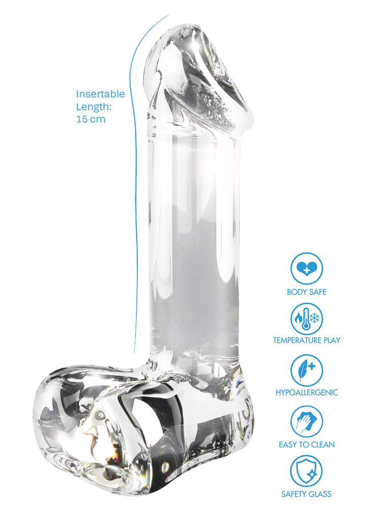 ToyJoy Crystal Cock glazen dildo