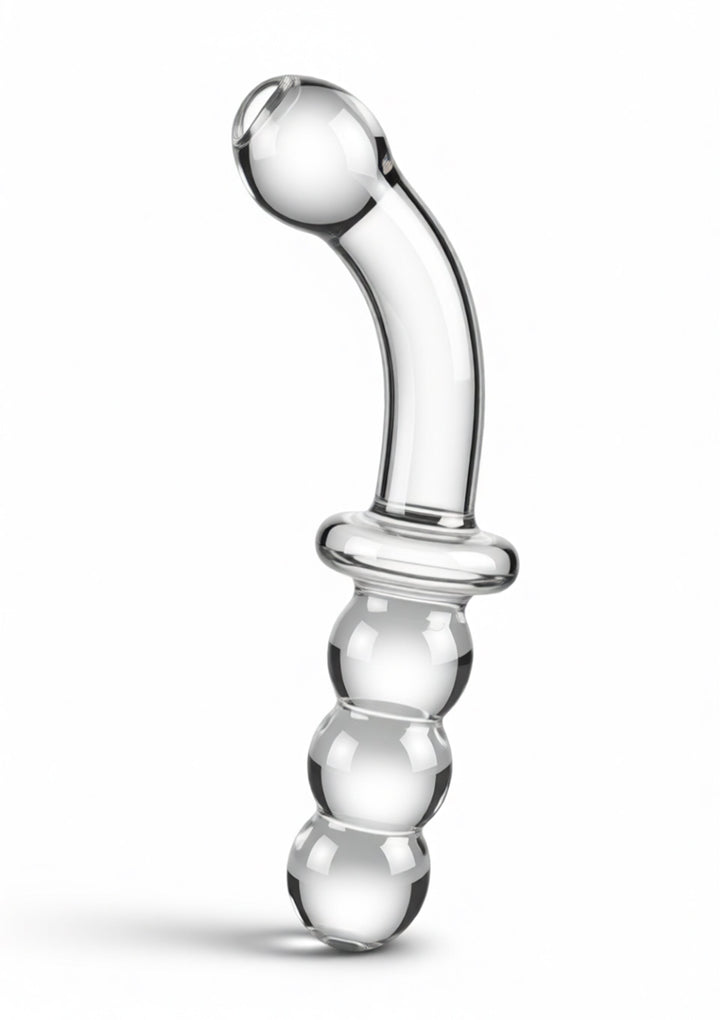 ToyJoy Glass Worxx Dual-Ended Anal & G-spot Dong