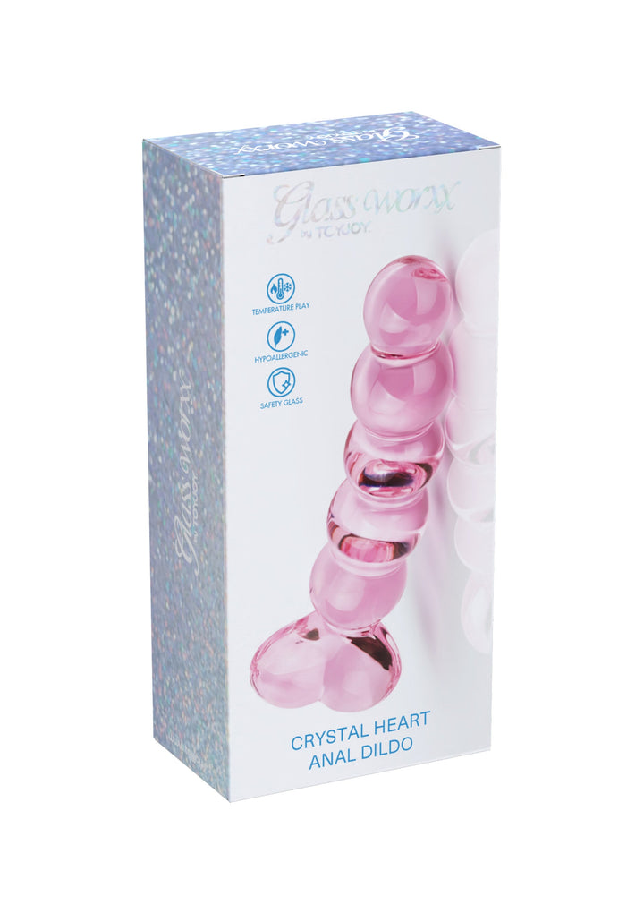 ToyJoy Crystal Heart anaal dildo