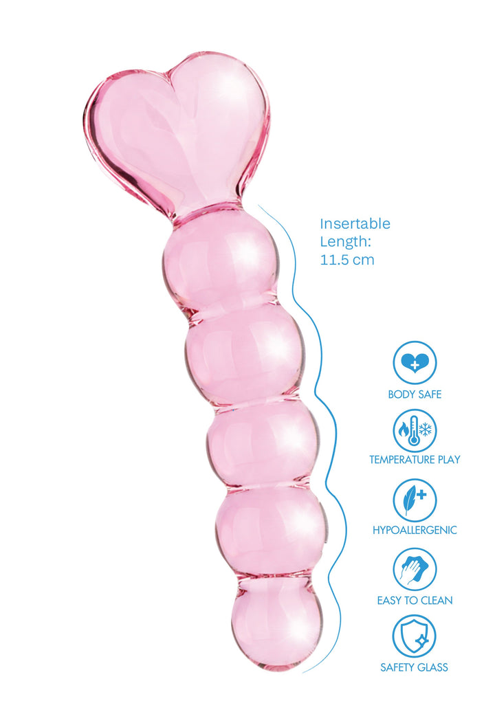 ToyJoy Crystal Heart anaal dildo