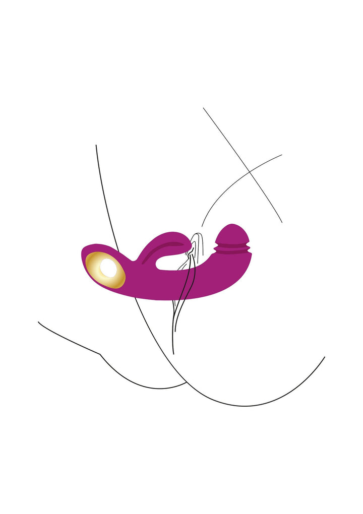 Xocoon Harmony DualTouch G-spot Vibrator | Rabbit vibrator - Xocoon | SIN&LACE