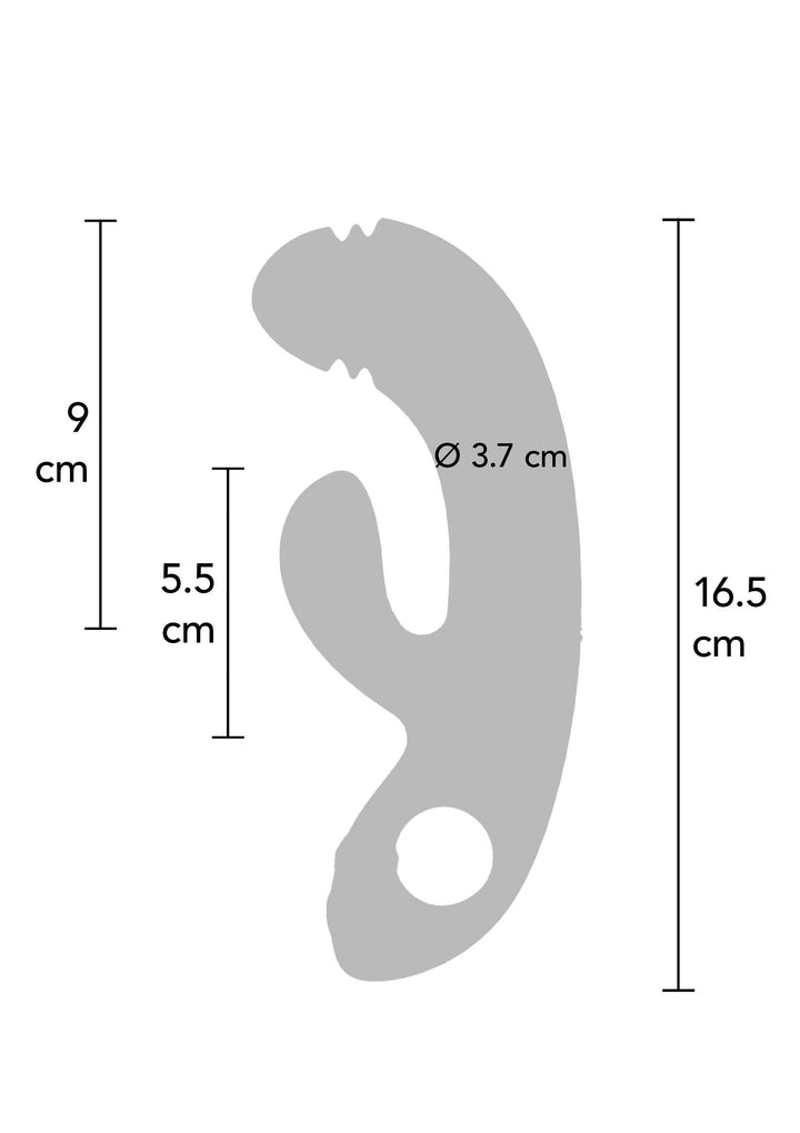 Xocoon Harmony DualTouch G-spot Vibrator | Rabbit vibrator - Xocoon | SIN&LACE