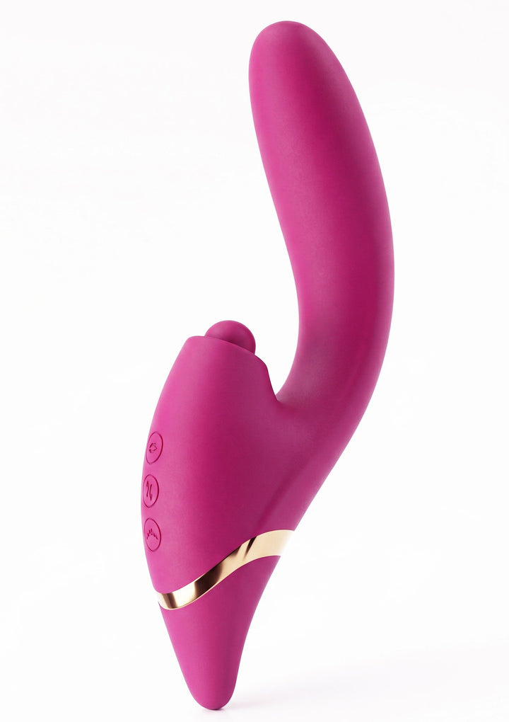 Xocoon Triple Thrill Climaxer Rabbit Vibrator Fuchsia - productfoto 1 | SIN&LACE