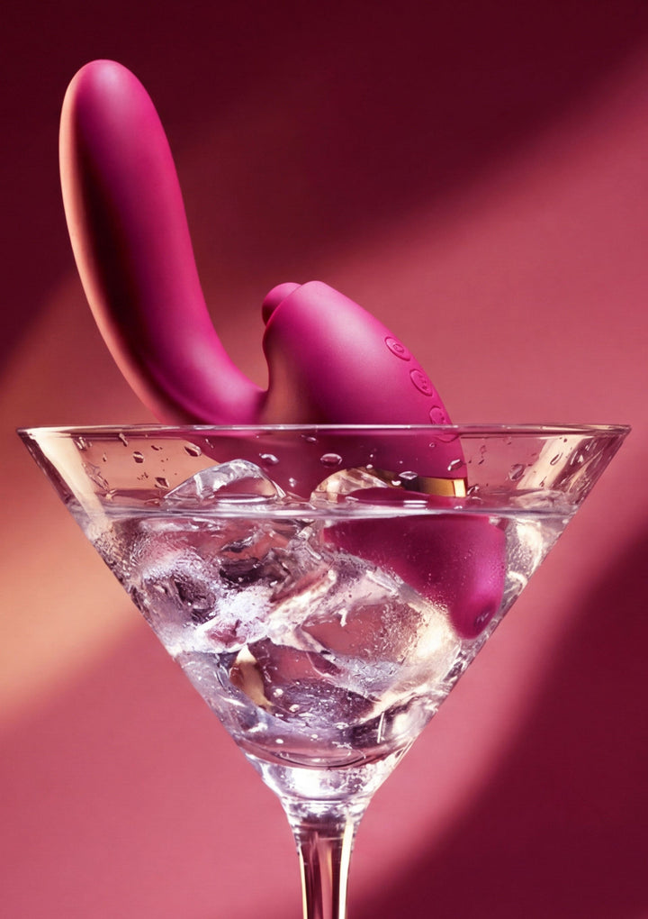Xocoon Triple Thrill Climaxer Rabbit Vibrator Fuchsia - productfoto 8 | SIN&LACE