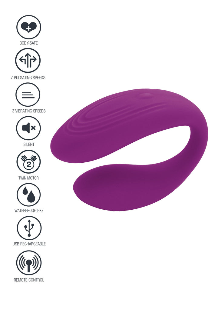 Xocoon Bound Love Couples Vibrator | Koppel vibrator - Xocoon | SIN&LACE