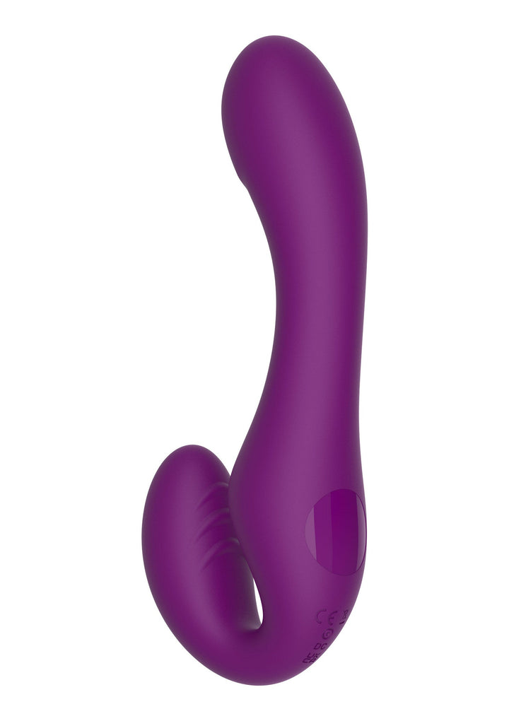 Strapless Strap-On Pulse Vibrator - Paars - afbeelding 18